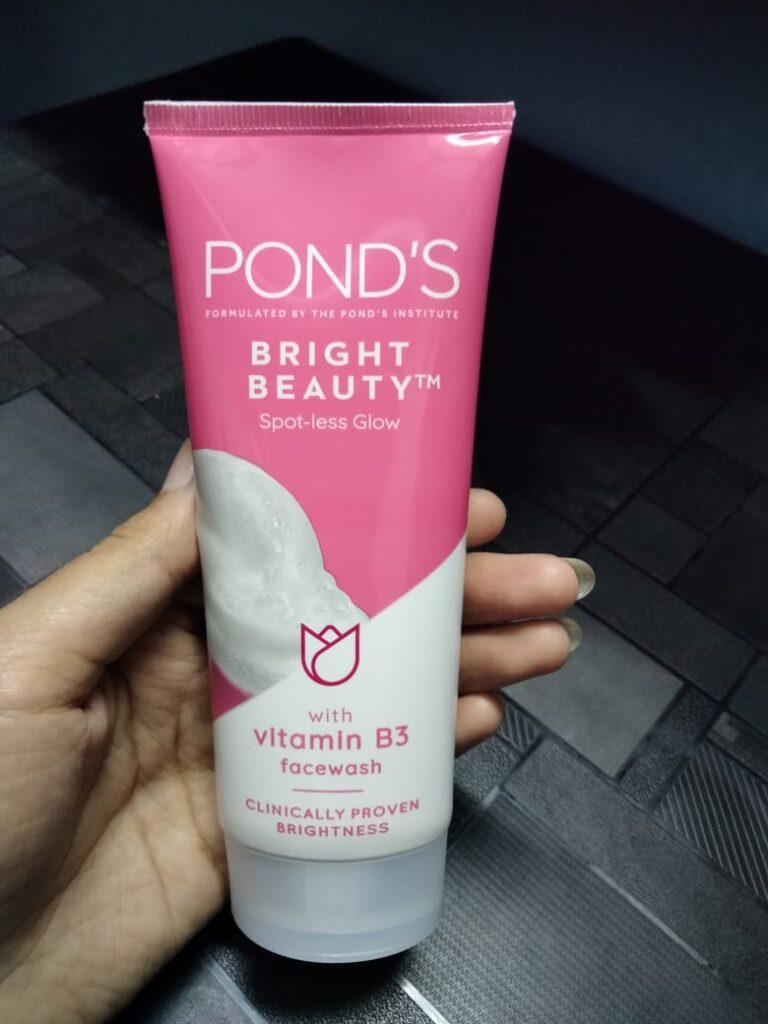 Ponds bright beauty face wash review