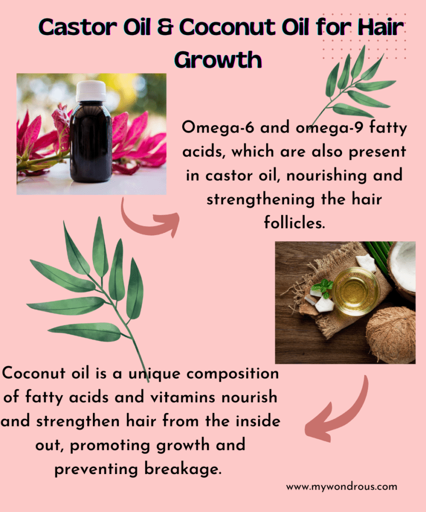 Castor Oil and Coconut Oil for Hair
