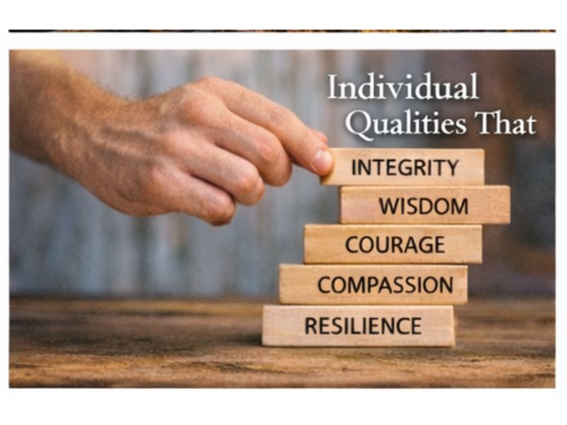 Discuss Philosophy of Life and Individual Qualities