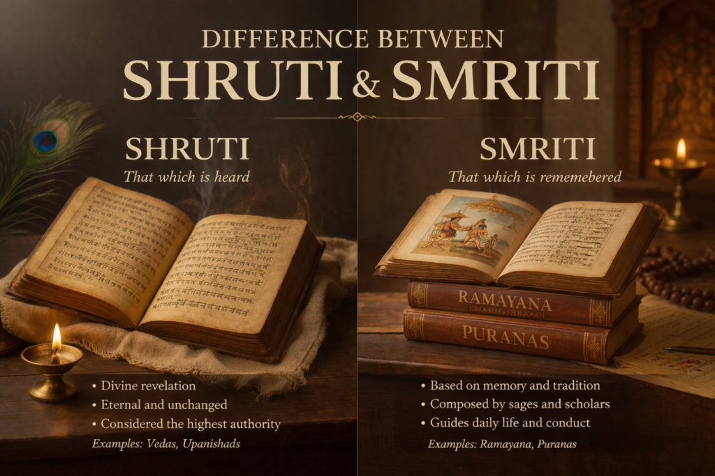 Difference Between Shruti and Smriti