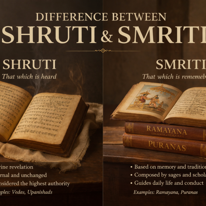 Difference Between Shruti and Smriti